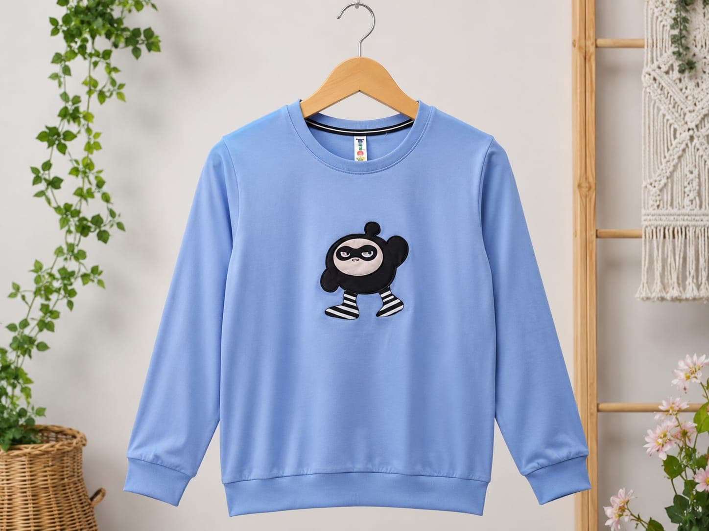 Little Rascal Sweatshirt in Sky Blue
